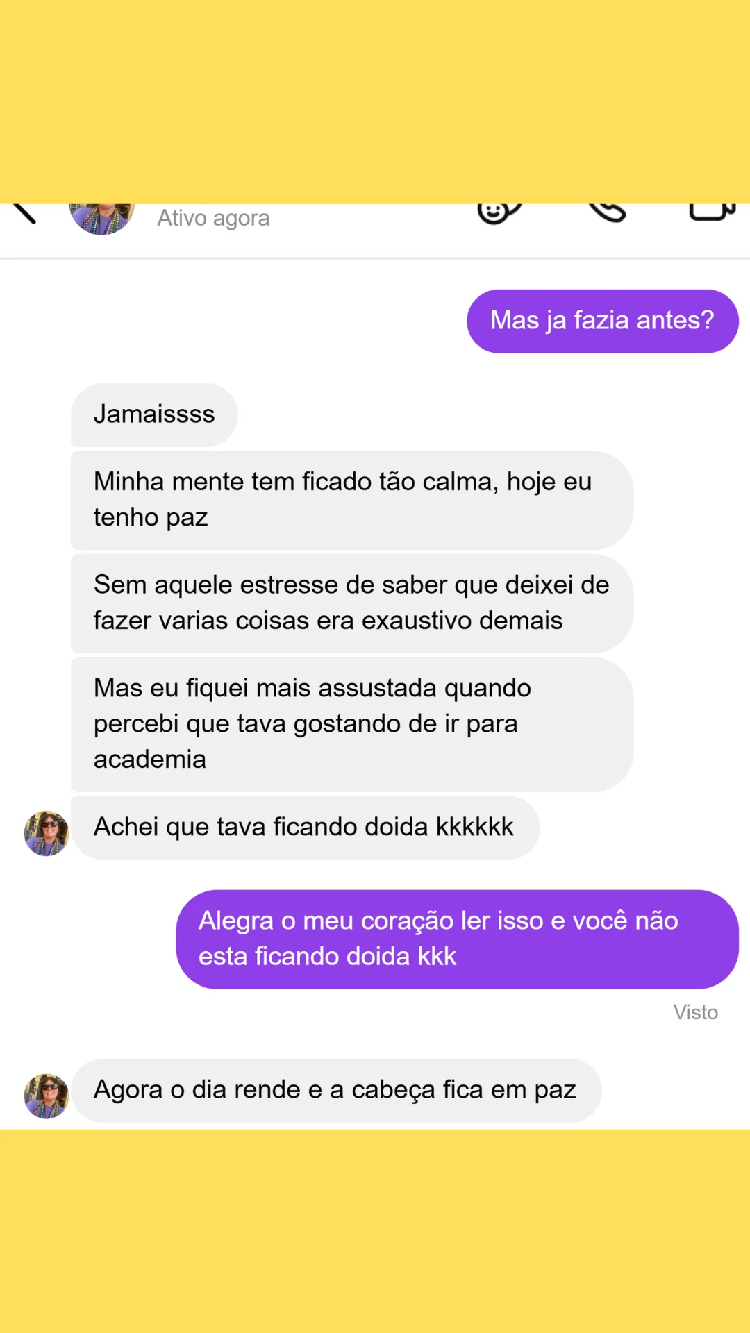 Depoimento de aluna do desafio — imagem 8